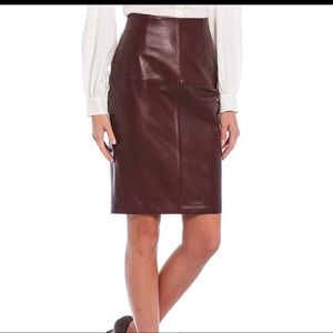 Antonio Melani Luxury Genuine Leather skirt